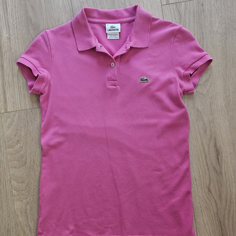 Lacoste Pink Polo Shirt